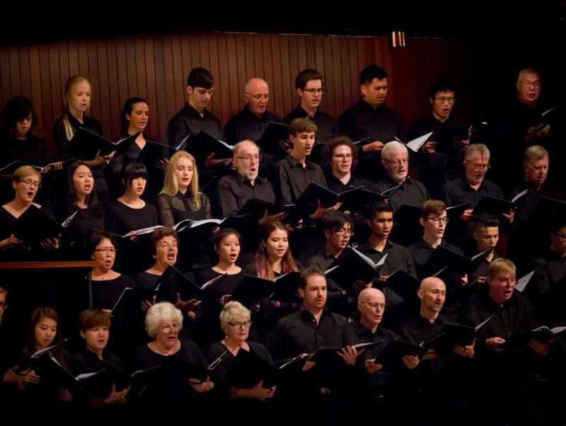 Meet the WASO Chorus A choir full of people of all ages performs in choir stalls