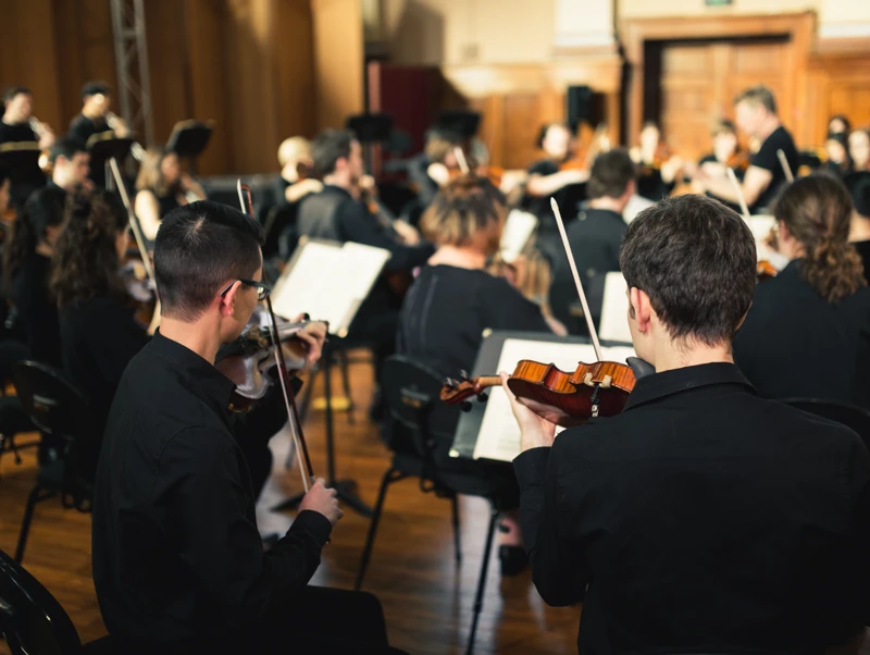 Australian National Academy of Music musicians play alongisde WASO musicians