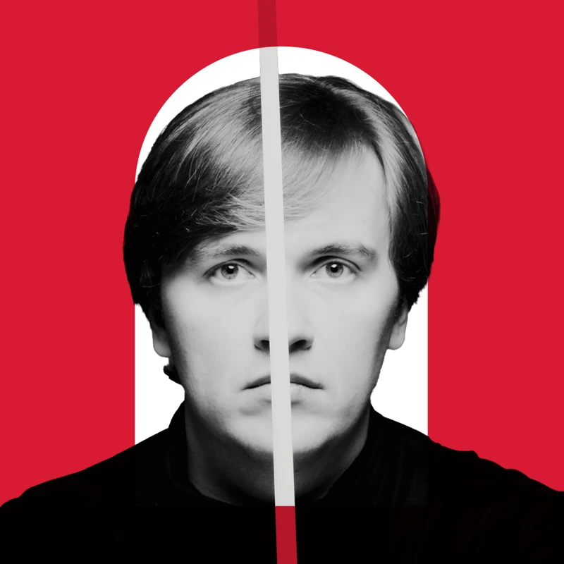 A promotional image for Schumann's Cello Concerto performance, a red overlay aligns with the MACA Symphonic Series branding