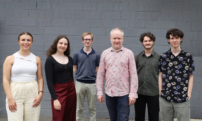 The participants for the 2026 Composition Project Artistic Director James Ledger