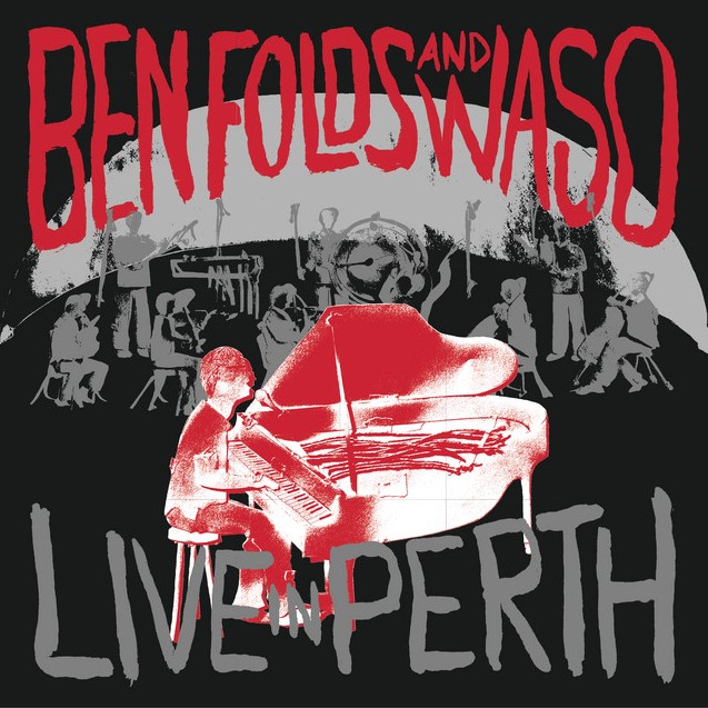 Black, red and grey CD cover, Ben Folds and WASO