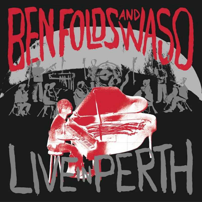 Black, red and grey CD cover, Ben Folds and WASO