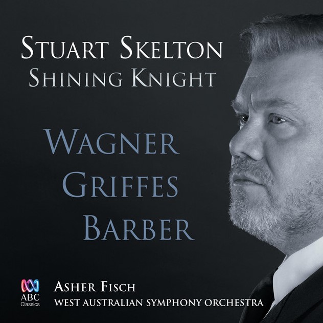 CD cover, Stuart Skelton Shining Knight, featuring side profile of Stuart