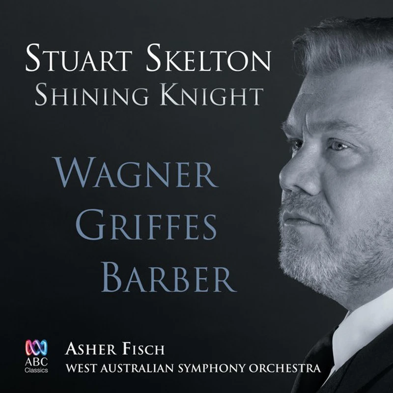 CD cover, Stuart Skelton Shining Knight, featuring side profile of Stuart