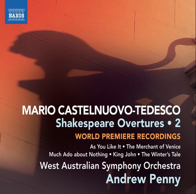 Red CD cover, Shakespeare Overtures 2