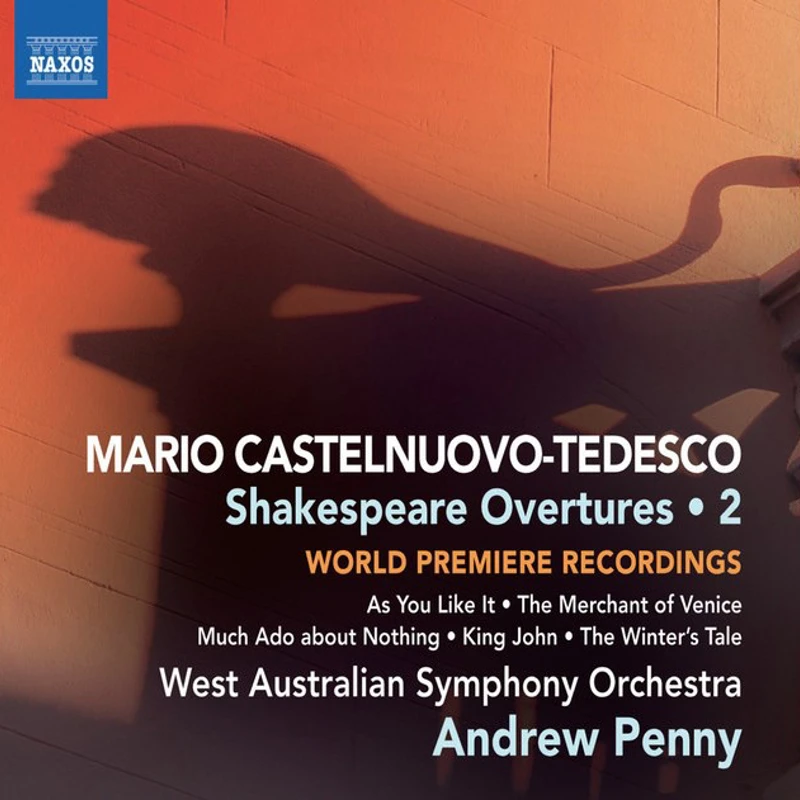 Red CD cover, Shakespeare Overtures 2